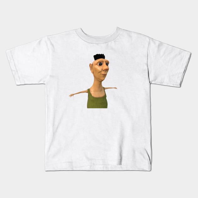 hamood habibi 3d Kids T-Shirt by marac-doki